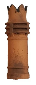 TD54 crown topped vented chimney pots 3d printed O scale model railway scenics - Picture 1 of 5