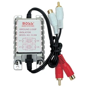 BOSS B25N RAUSCHUNTERDRÜCKER MIT 2 RCA VERSTÄRKER STEREO RAUSCHEN AUTO KABEL - Bild 1 von 3