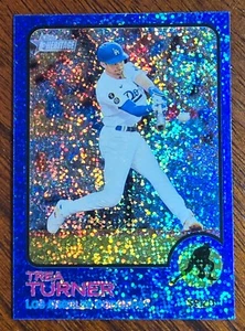 Topps Heritage 2022 - High Number SP cromo azul brillante #434 Trea Turner - Imagen 1 de 2