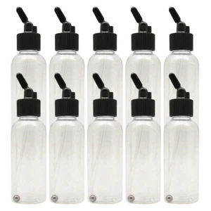 Botella sifón de doble acción OPHIR 2,14 OZ con tapas de goma frascos de botellas de plástico 10 unidades - Imagen 1 de 6