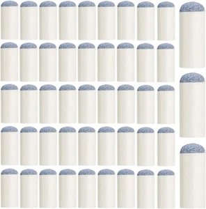 50 Pieces 13 Mm Billiard Pool Cue Tips Slip-On Cue Tips Replacements - Picture 1 of 11