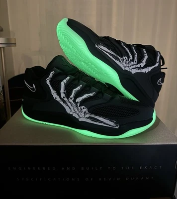Size 8-13 Nike KD 18 Slim Reaper Halloween IM1346-001 Glow In Dark 3M Durant - Image 1 of 4