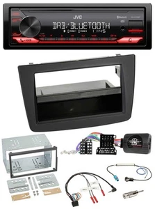 JVC DAB Lenkrad Bluetooth USB Autoradio für Alfa Mito 2008-2014 schwarz - Bild 1 von 11