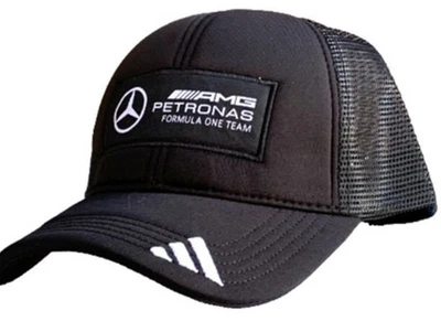 Sombrero de camionero de espuma negra F1 Racing Team (corona y ala). Adidas Collab. Réplica. Foto 1 de 4