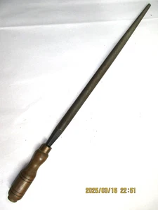 MARSWELL Woodworker's Wood Round Rasp File. 18" long. Nice shape - Picture 1 of 3