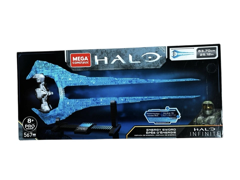Mega Construx Halo Energy Sword GPB05 567pcs Pro Builders Set New Sealed - Image 1 of 4