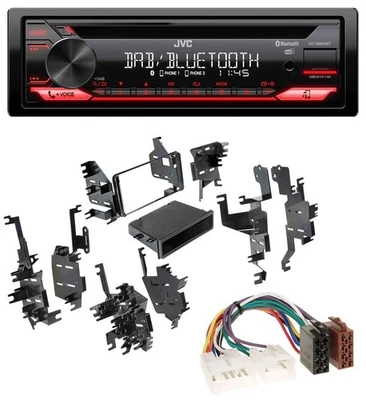 JVC CD DAB USB Bluetooth MP3 Autoradio für Toyota Highlander MR2 Sequoia Yaris - Bild 1 von 4
