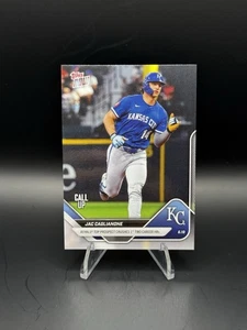 Jac Caglianone 2025 Topps Now Baseball Call Up Rookie 320 Royals MLB - Foto 1 di 10