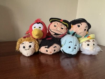 Disney Tsum Tsum Aladdin Bundle x7 – Aladdin Jasmine Genie Jafar Abu Iago Sultan - Image 1 of 4
