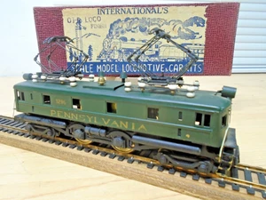 INT Messing Japan HO PRR 01-B Elektrolok läuft/leuchtet + 2 gefederte Stromabnehmer OB - Bild 1 von 11