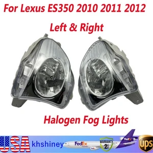 For Lexus ES350 2010 2011 2012 Front Driving Fog Lights Lamps Pair LH + RH - Picture 1 of 12