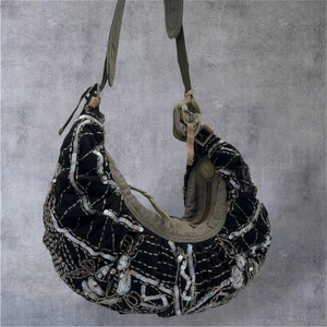 Borsa a tracolla DIESEL Archivio Banana Y2K vintage tracolla paillettes - Foto 1 di 20