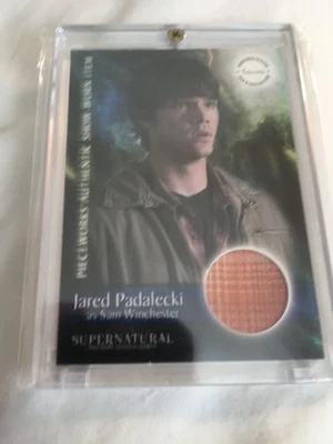 Cartão fantasia Jared Padalecki sobrenatural Sam Winchester PW3 Pieceworks temporada 1 - Imagem 1 de 2