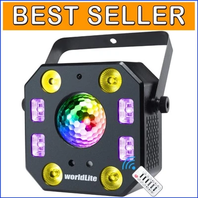 Ultimate 5-in-1 LED Stage Light: Magic Ball, Strobe & UV for Clubs & Parties - Image 1 of 4