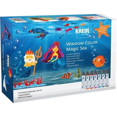 KREUL Window Color Set Magic Sea 7x 29ml (4000798128104) (42940) - Bild 1 von 2