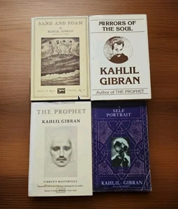 4 By Kahlil Gibran HCs The Prophet Self Portrait Sand & Foam Mirrors Of The Soul - Picture 1 of 20