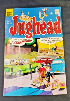 Jughead # 185 Drive-In Movie Theater Cover Nostalgic 1970 Betty & Veronica - Image 1 of 4