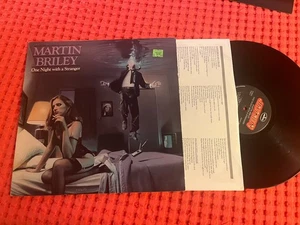 MARTIN BRILEY ONE NIGHT WITH A STRANGER ORIG 1983 VINYL LP  VG++/VG++ - Picture 1 of 2