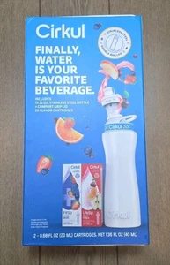 Cirkul 22 Oz Stainless Steel Starter Kit + 2 Flavor Cartridges EXP 01/27 - Picture 1 of 4