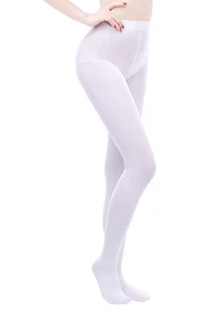 EVERSWE Women's 80 Den Soft Opaque Tights, Women's Tights (Large/X-Large, White) - Picture 1 of 6