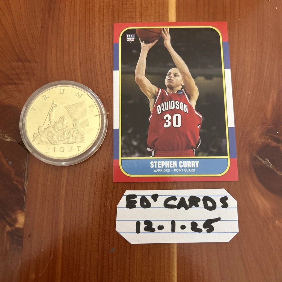 Tarjeta de novato Stephen Curry Davidson 86 versión Fleer 2009-10 Foto 1 de 1