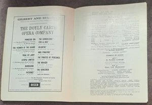 1966 D`Oyly Carte Programm Gilbert & Sullivan Theater Bournemouth Iolanthe - Bild 1 von 8