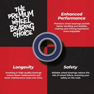 All Balls Front Wheel Bearing Seal Kit For Yamaha YZ426F 00-02 YZ450F 03-12 - Image 1 of 2