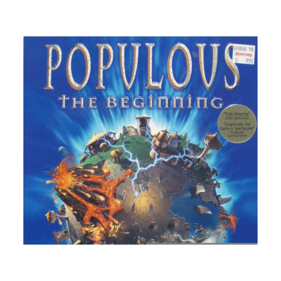 Bullfrog Prod Computer Game Populous - The Beginning VG+/EX - Image 1 of 1