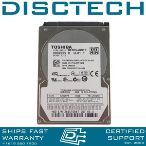 Toshiba MK8054GSYF 80GB 7.2K 2.5" SATA Hard Drive - Picture 1 of 2