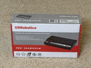 Modem fax externe US US Robotics 5686G V92 & V90 scellé en usine - ÉTAT NEUF - Photo 1/4