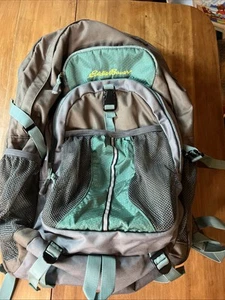 Eddie Bauer Laptop Hiking Backpack Blue And Gray  - Picture 1 of 15
