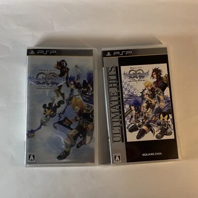 Lot2 PSP Disney Kingdom Hearts Birth By Sleep & Final Mix Ultimate Hits -JP Game - Image 1 of 4