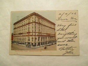 Indianapolis Indiana Postcard Claypool Hotel 1906 IN - Picture 1 of 2