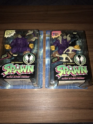 New BLACK & WHITE ISZ  And White Maxx Spawn Action Figures 1996 McFarelane toys Cover