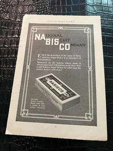 ANUNCIO DE REVISTA DE PRINCIPIOS DE 1900 #A1-055 - FICHAS DE CHOCOLATE NABISCO - Imagen 1 de 1