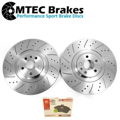 Audi SQ5 3.0 Bitdi 12-17 Perforé Rainuré Frein Avant Disques & ferodo Pads 380mm - Bild 1 von 4