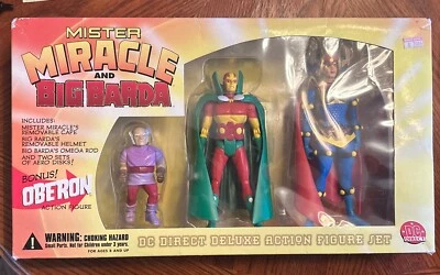 JUEGO DE FIGURAS DE ACCIÓN MISTER MIRACLE & BIG BARDA DC DIRECT DELUXE NUEVO EN CAJA ESQUINAS ABOLLADAS Foto 1 de 4