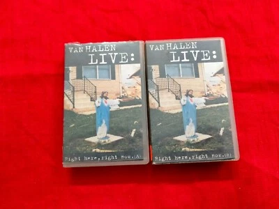 Van Halen Live Right Here Right Now A&B RARE Cassette tape INDIA Clamshell 1995 - Image 1 of 4
