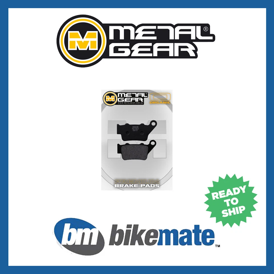 Pastillas de freno traseras MetalGear para BMW F 650 GS - K72 - Twin 2008 2009 2010 2011 Foto 1 de 1