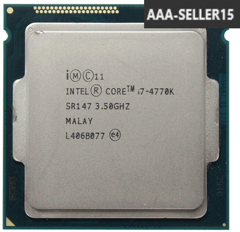 Intel Core i7-4770K SR147 3.50GHz 8MB Quad-Core LGA1150 Desktop Processor P4S - Image 1 of 1