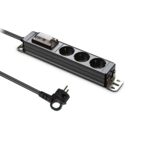 Server Wasserhahn Steckdosenleiste 4000W Kurzschlussschalter 3 Steckdosen Aluminium - Bild 1 von 7