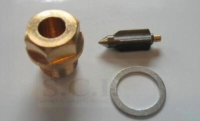 KAWASAKI Z1 KZ900 KZ1000 KEYSTER 2.3 CARBURETOR FLOAT NEEDLE AND SEAT SET x 4 - Image 1 of 4