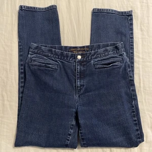 Pantalones de mezclilla azules para mujer talla 8 ~ Ralph Lauren Jeans Co. Sin bolsillos traseros - Imagen 1 de 8