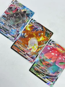 Pokemon TCG S- Chinese Charizard Blastoise Venusaur VMAX NM Lot of 3 - Picture 1 of 2
