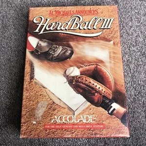 Hardball III Sega Genesis KOMPLETT IN BOX CIB Handbuch Reg Card 4 Karten - Bild 1 von 6