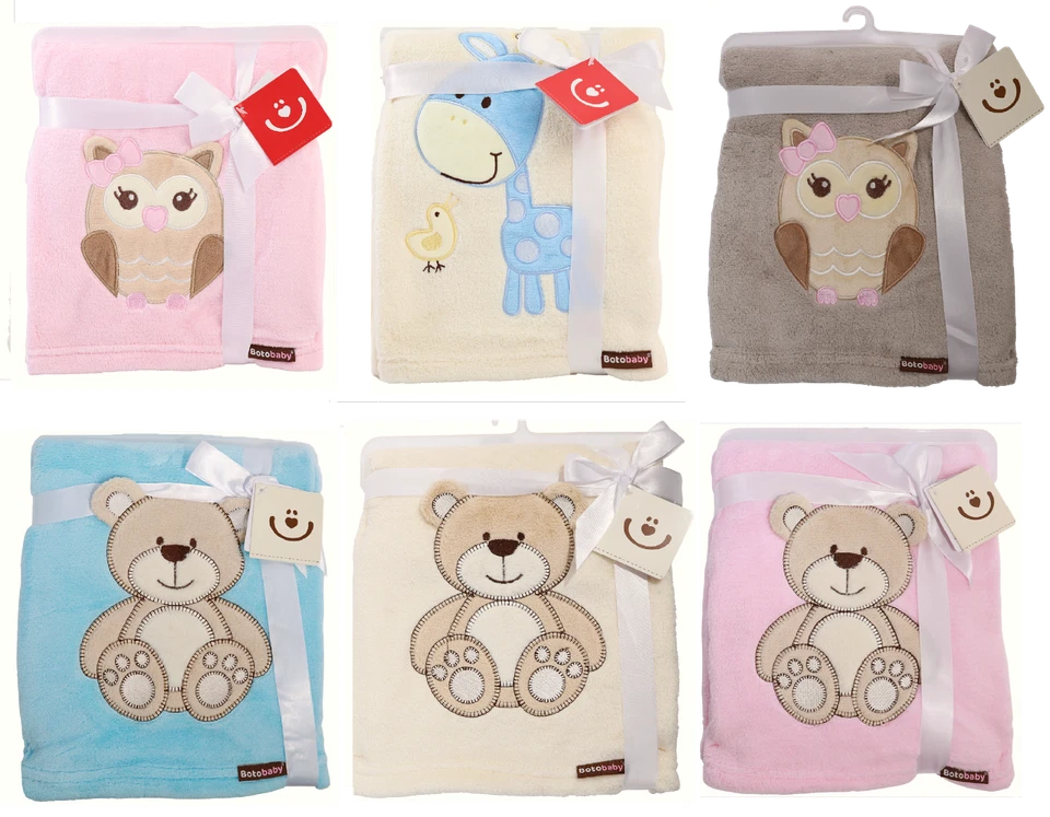 BotoBaby® - Babydecke - Baby Kuscheldecke - Super Weiche Kinderdecke 76 x 102 cm - Bild 1 von 1