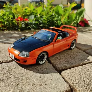 SOLIDO TOYOTA SUPRA MK4 A80 STREET FIGHTER ARANCIONE 1993 1:18 NUOVO.B S1807605 - Foto 1 di 23