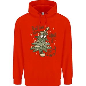 a Dog Weeing on a Christmas Tree Xmas Funny Childrens Kids Hoodie - Picture 1 of 80