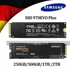 Samsung 970EVO Plus SSD 2TB 1TB 500GB 250GB NVMe Internal Solid State Drive Lot - Bild 1 von 9