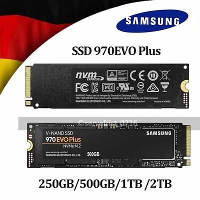Samsung 970EVO Plus SSD 2TB 1TB 500GB 250GB NVMe Internal Solid State Drive Lot - Bild 1 von 4